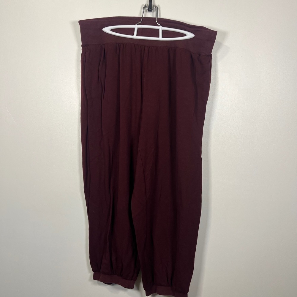 Old Navy Womens XL Maroon Burgundy Jogger Pants Athleisure Loungewear XL
